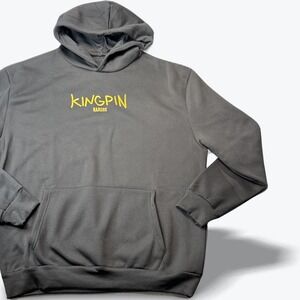 Pablo Escobar Kingpin Hoodie Narcos‎ Mens XL Streetwear Black NEW